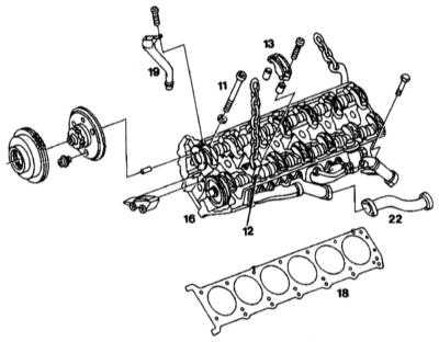 4.6.8 Головки блока цилиндров Mercedes-Benz W140