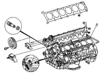 4.6.8 Головки блока цилиндров Mercedes-Benz W140
