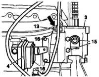 4.6.9 Снятие и установка крышки цепи привода ГРМ Mercedes-Benz W140