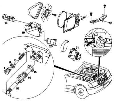 4.6.12 Натяжитель цепи привода ГРМ Mercedes-Benz W140