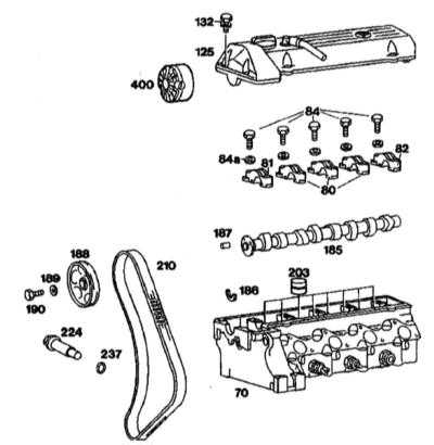 4.7.6 Распределительный вал Mercedes-Benz W140