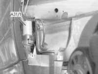 5.3.3 Расположение основных элементов автоматической системы кондиционирования воздуха Mercedes-Benz W140