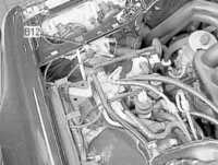 5.3.3 Расположение основных элементов автоматической системы кондиционирования воздуха Mercedes-Benz W140