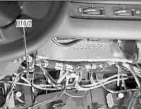 5.3.3 Расположение основных элементов автоматической системы кондиционирования воздуха Mercedes-Benz W140