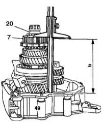 8.5.3 Разборка и сборка ведомого вала Mercedes-Benz W140