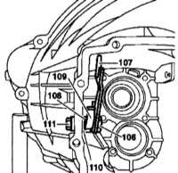 8.5.4 Снятие и установка ведущих и ведомых шестерен Mercedes-Benz W140
