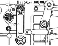 8.5.4 Снятие и установка ведущих и ведомых шестерен Mercedes-Benz W140