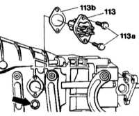 8.6.3 Снятие и установка задней крышки коробки передач Mercedes-Benz W140