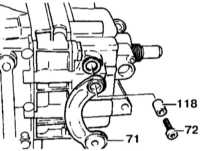 8.6.3 Снятие и установка задней крышки коробки передач Mercedes-Benz W140