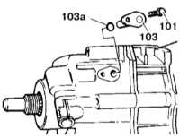 8.6.3 Снятие и установка задней крышки коробки передач Mercedes-Benz W140