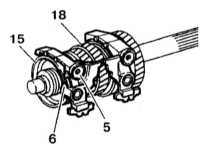 8.6.7 Разборка и сборка промежуточного вала Mercedes-Benz W140