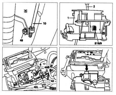 9.3.19 Рычаг селектора переключения передач Mercedes-Benz W140