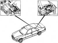 12.4.11 Регулятор клиренса задней подвески Mercedes-Benz W140