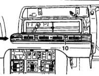 13.4 Снятие и установка панели приборов Mercedes-Benz W140