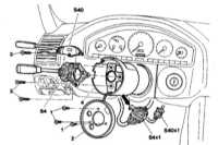 13.5 Снятие и установка комбинированного подрулевого переключателя Mercedes-Benz W140