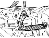 13.22 Регулировка капота Mercedes-Benz W140