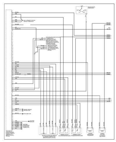 14.9.57 Система управления двигателем моделей 3.2 л Mercedes-Benz W140