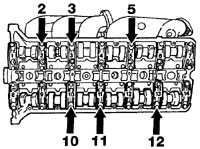 6.13 Распределительные валы и толкатели Mercedes-Benz W124