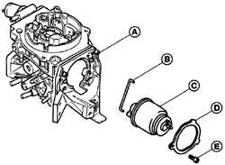 10.10.2 Замена элементов карбюратора Mercedes-Benz W124