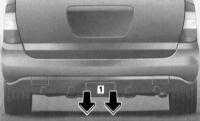 1.4 Поддомкрачивание и буксировка Mercedes-Benz W163