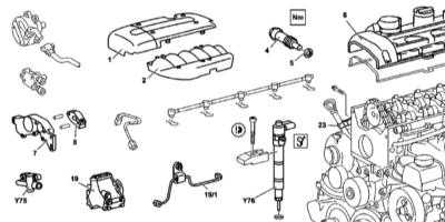 4.28 Снятие и установка головки(ок) цилиндров Mercedes-Benz W163