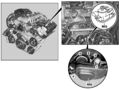 6.18 Обслуживание компонентов впускного воздушного тракта Mercedes-Benz W163