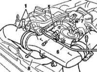 6.18 Обслуживание компонентов впускного воздушного тракта Mercedes-Benz W163