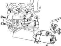 7.28 Снятие и установка стартера Mercedes-Benz W163