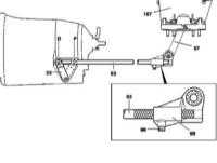 9.3 Регулировка привода переключения АТ Mercedes-Benz W163