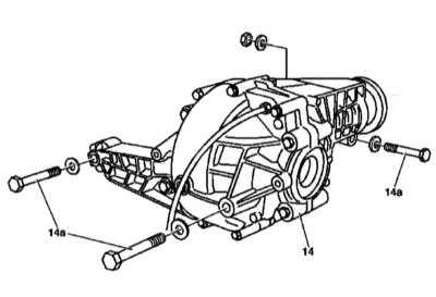 10.34 Снятие и установка дифференциалов Mercedes-Benz W163
