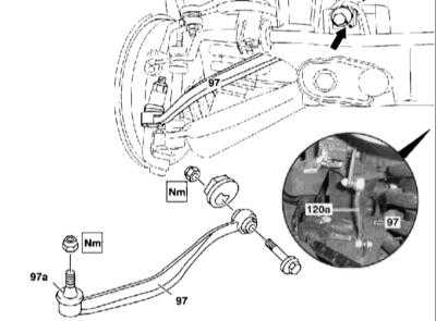 12.15 Снимите и установка продольной растяжки Mercedes-Benz W163