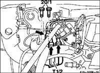 7.3 Катушки зажигания Mercedes-Benz W201