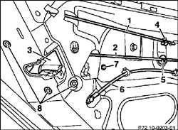 13.6 Дверной замок Mercedes-Benz W201