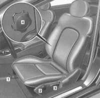 2.5 Сиденья Mercedes-Benz W203