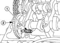 4.6.8 Снятие и установка распределительных валов Mercedes-Benz W203