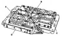 9.3.6 Разборка и сборка плиты переключения передач Mercedes-Benz W203