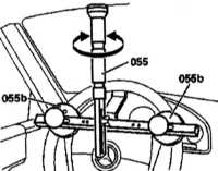 12.4.3 Регулировка передних колёс Mercedes-Benz W203