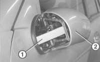 13.1.31 Снятие и установка облицовки наружного зеркала заднего вида Mercedes-Benz W203