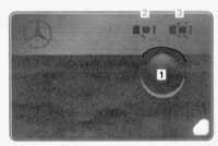 2.2 ключи и запоры. Смарт-карта. Единый замок Mercedes-Benz W220