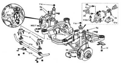 11.2.1 Передняя подвеска Mercedes-Benz W220