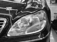 13.5 Замена ламп накаливания Mercedes-Benz W220