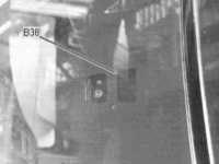 13.10 Расположение основных электрических элементов системы электрооборудования кузова автомобиля Mercedes-Benz W220