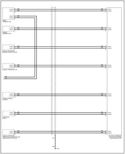 14.9 Шина данных CAN Mercedes-Benz W220