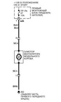 14.24 Вентилятор модульного короба Mercedes-Benz W220