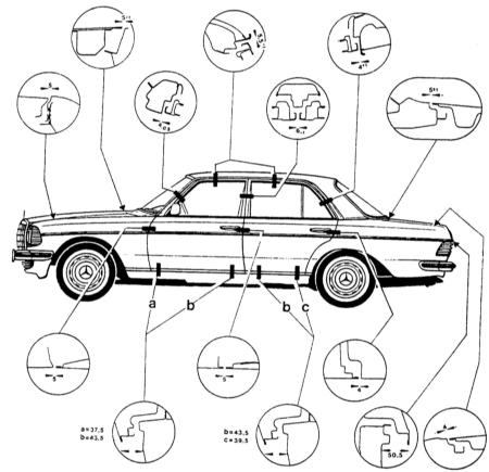 12.0 Кузов и его оборудование Mercedes-Benz W123
