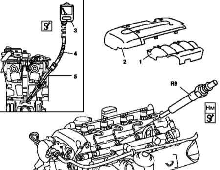 4.1 Проверка компрессионного давления Mercedes-Benz W463