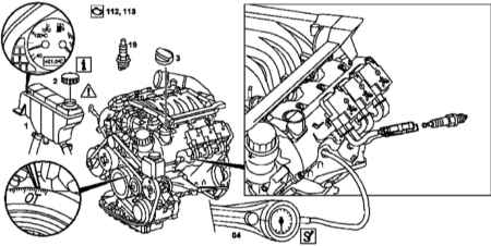 4.1 Проверка компрессионного давления Mercedes-Benz W463