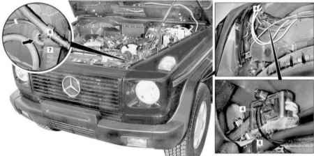 5.2.11 примере модели 463.323 (двигатель М612) Mercedes-Benz W463