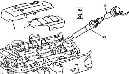 7.2.4 Снятие и установка свечей накаливания Mercedes-Benz W463
