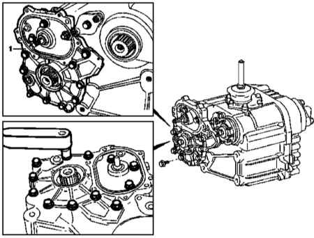 9.2.13 Снятие и установка передней крышки Mercedes-Benz W463